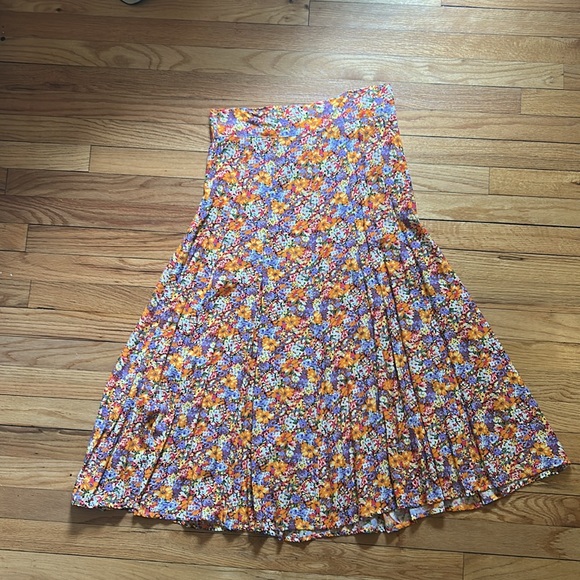 Faithfull the Brand Luda midi skirt men’s floral - Picture 7 of 11